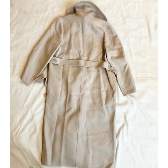 NWT ZIMMERMANN wonderland barrel coat 70%wool  long beige AU2 bust46 - Picture 5 of 8